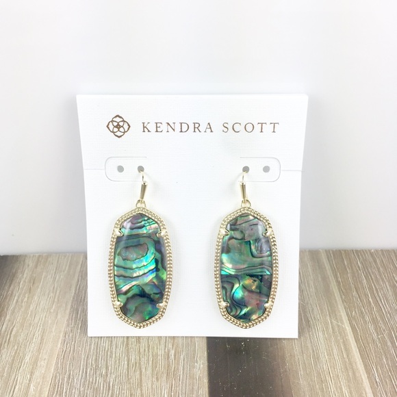 Kendra Scott Jewelry - Kendra Scott Elle abalone gold earrings